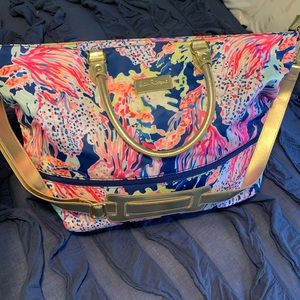 Lilly Pulitzer Expandable Weekend Bag